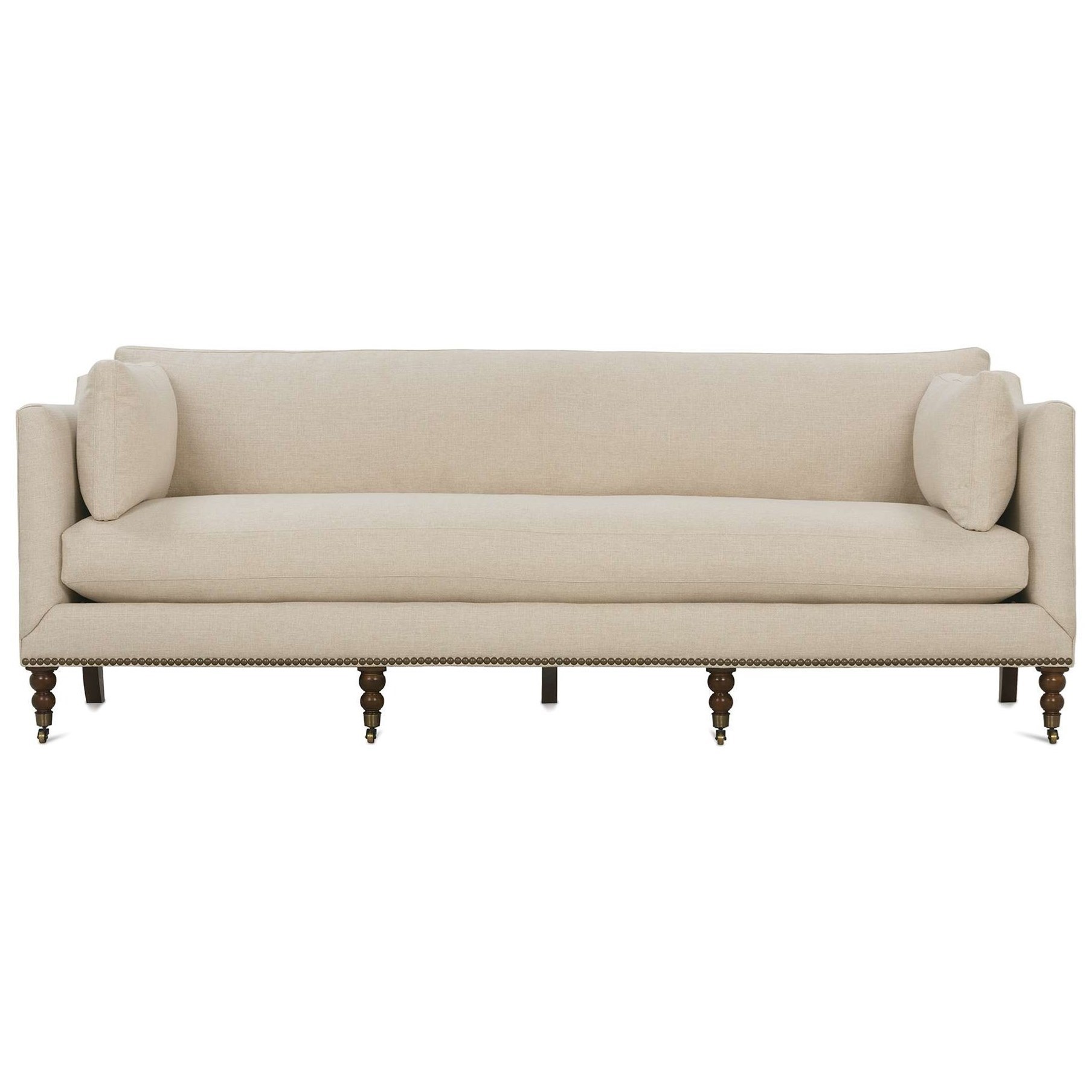 Robin Bruce Madeline Madeline033 Transitional Sofa with Turned Legs